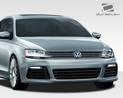 2011-2014 Volkswagen Jetta Duraflex R Look Front Bumper Cover - 1 Piece Fiberglass