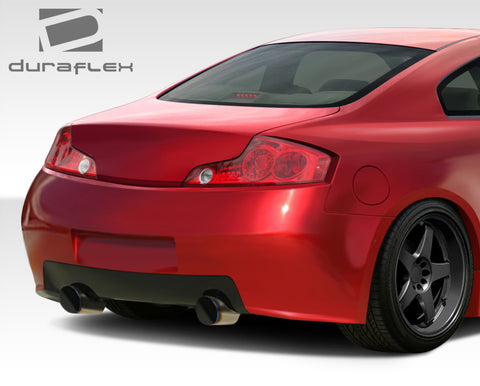 2003-2007 Infiniti G Coupe G35 Duraflex GT500 Wide Body Rear Bumper Cover - 1 Piece Fiberglass