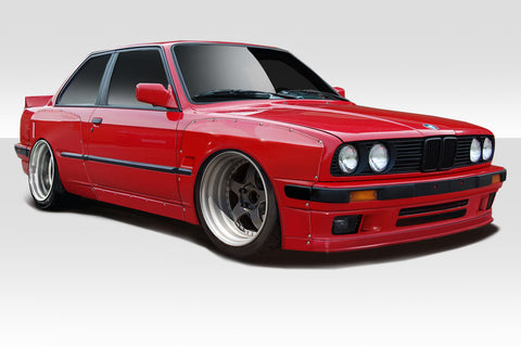 1984-1991 BMW 3 Series E30 Duraflex TKO Wide Body Kit - 6 Piece