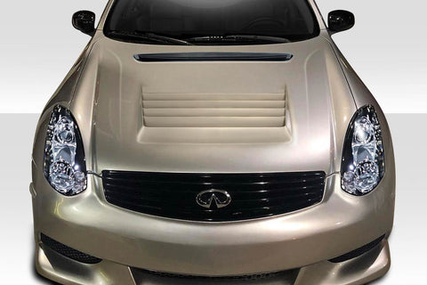 2003-2007 Infiniti G Coupe G35 Duraflex D1 Hood - 1 Piece Fiberglass