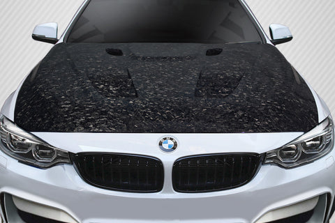 2012-2018 BMW 3 Series F30 / 2014-2020 4 Series F32 Carbon Fiber AeroForge DriTech Eros Version 1 Hood - 1 Piece