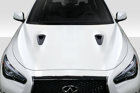 2014-2023 Infiniti Q50 Duraflex GTR Look Hood - 1 Piece