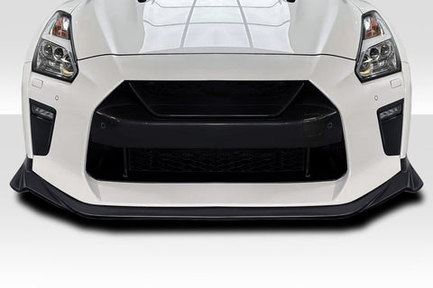 2017-2021 Nissan GT-R R35 Duraflex Vantix Front Lip Spoiler Air Dam - 1 Piece Fiberglass ( for use with OEM Front Bumper )