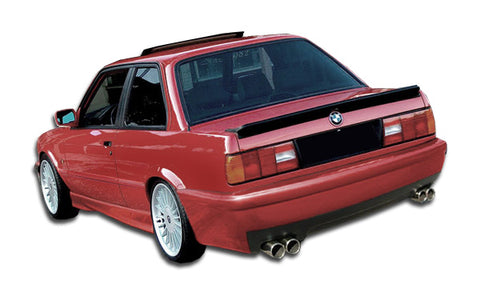 1984-1991 BMW 3 Series E30 2DR 4DR Duraflex CSL Look Rear Bumper Cover - 1 Piece Fiberglass