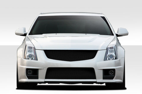 2008-2013 Cadillac CTS Duraflex CTS-V Look Front Bumper Cover - 1 Piece Fiberglass