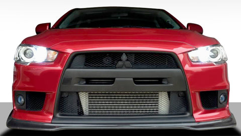 2008-2015 Mitsubishi Lancer Evolution 10 Duraflex JDP Style Front Lip - 1 Piece Fiberglass