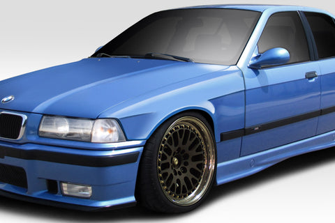 1992-1998 BMW 3 Series M3 E36 4DR Duraflex C Spec Front Fender Flares - 2 Piece Fiberglass