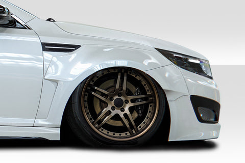 2011-2013 Kia Optima Duraflex CPR Wide Body Front Fender Flares - 4 Piece Fiberglass