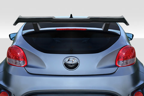 2012-2017 Hyundai Veloster Duraflex Nobo Rear Wing Spoiler - 3 Piece Fiberglass ( non turbo )