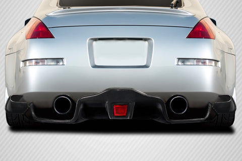 2003-2008 Nissan 350Z Z33 Carbon Fiber F1 Rear Diffuser - 5 Piece ( fits G35 2DR / G37 2DR / 370Z )