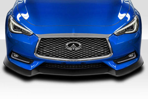 2017-2022 Infiniti Q60 Duraflex AP Front Lip Under Spoiler - 1 Piece Fiberglass