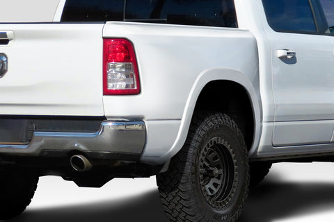 2019-2023 Dodge Ram Duraflex 4" Bulge Bedside Rear Fenders - 2 Piece Fiberglass